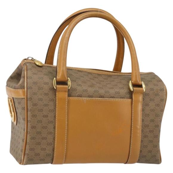 GUCCI Micro GG Supreme Hand Bag Pvc Beige Gold 000 39 000 39 - Picture 1 of 13